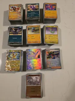 Pokemon TCG Holo, Reverse Holo, and Common card lot mix - Image 1