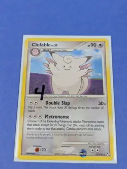 Clefable - 22/130 - Rare Diamond & Pearl - Pokemon Card - MP - Image 3