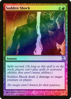 Sudden Shock FOIL Time Spiral HEAVILY PLD Red Uncommon MAGIC MTG CARD ABUGames - Image 1