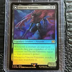 Vincent Valentine Final Fantasy Legendary Foil Rare NM - Image 1