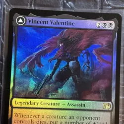 Vincent Valentine Final Fantasy Legendary Foil Rare NM - Image 2
