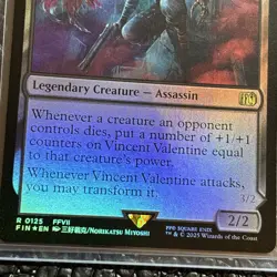 Vincent Valentine Final Fantasy Legendary Foil Rare NM - Image 3