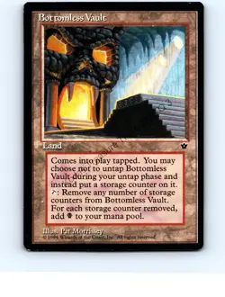 Bottomless Vault Land Rare Fallen Empires MTG NP Near Mint or Better - Image 1
