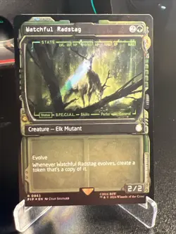 Watchful Radstag Showcase Surge FOIL MTG UB: Fallout NM/M 0863 - Image 1