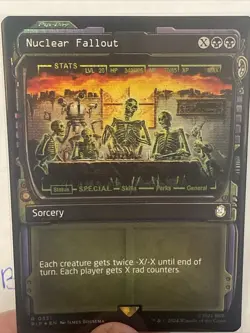 MTG - FOIL - Nuclear Fallout (Showcase) - Universes Beyond: Fallout (PIP) 0331 - Image 1