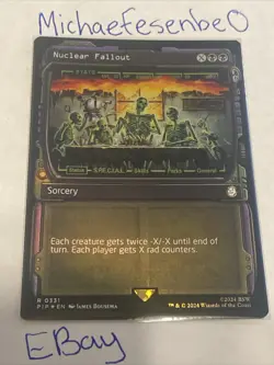 MTG - FOIL - Nuclear Fallout (Showcase) - Universes Beyond: Fallout (PIP) 0331 - Image 2