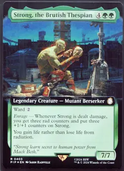 Strong, the Brutish Thespian - 403 Extended Foil MTG Fallout - Image 1