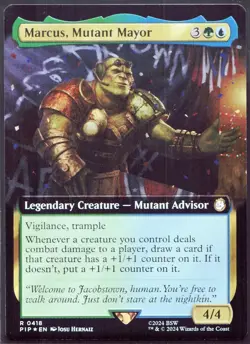 Marcus, Mutant Mayor - 418 Extended Foil MTG Fallout - Image 1