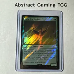MTG - Cathedral Acolyte *Surge Foil* Fallout (PIP #603) - Magic the Gathering NM - Image 1