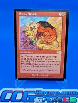 Sneak Attack - Urza's Saga Magic the Gathering MTG *CCGHouse* #X RA - Image 1