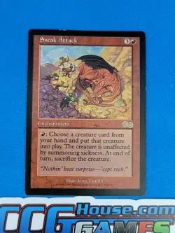 Sneak Attack - Urza's Saga Magic the Gathering MTG *CCGHouse* #X RA - Image 2