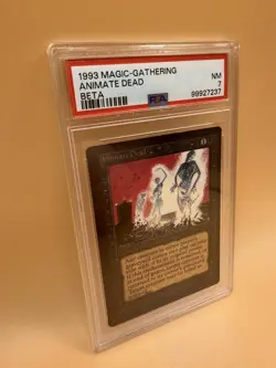 Animate Dead – 1993 MTG Beta – PSA 7 NM – Magic the Gathering - Image 2