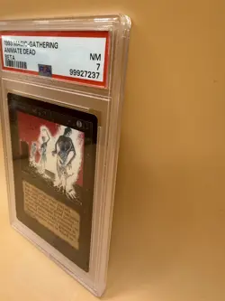Animate Dead – 1993 MTG Beta – PSA 7 NM – Magic the Gathering - Image 3