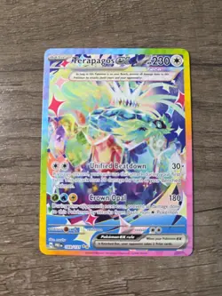 Pokemon TCG Terapagos EX 169/131 Prismatic Evolutions Special Illustration Rare - Image 1