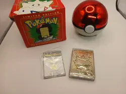 Pokemon Togepi Burger King 23k Gold Plated Trading Card 1999 Nintendo w/Case/box - Image 1
