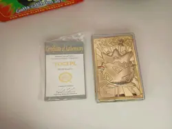 Pokemon Togepi Burger King 23k Gold Plated Trading Card 1999 Nintendo w/Case/box - Image 2