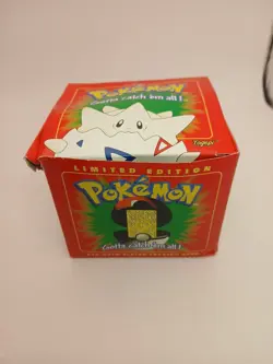 Pokemon Togepi Burger King 23k Gold Plated Trading Card 1999 Nintendo w/Case/box - Image 5