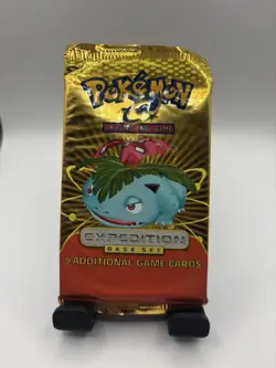 Pokemon TCG 2001 Expedition Base Set Venusaur Booster Pack Factory Sealed - Image 1