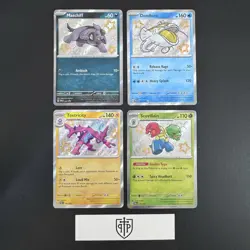 Pokemon TCG - Paldean Fates Baby Shiny 4-Card Lot - Shiny Rare Holo - NM - Image 1