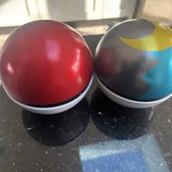 Pokemon TCG 2 x Pokeball Tin moon ball and pokeball b25 storage empty - Image 3