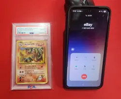 1999 Pokemon Japanese Gym 2 Holo Blaine's Charizard #6 PSA 10 🔥New Grade SWIRL - Image 4