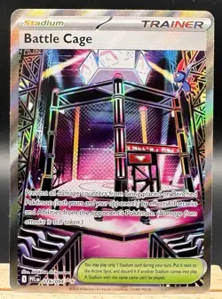 Battle Cage 116/094 Ultra Rare Phantasmal Flames Pokemon TCG NM - Image 1
