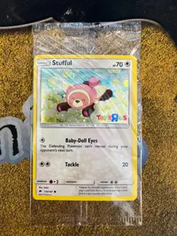 Pokemon SEALED Stufful 110/147 Toys R Us Promo Cosmos Holofoil!! - Image 1