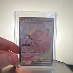 Pokemon Lillie's Clefairy EX Full Art Holo Ultra Rare 173/159 Journey Together - Image 1