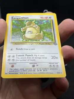Pokemon TCG Kangaskhan Jungle 5/64 Holo Unlimited Holo Rare (HP) - Image 3