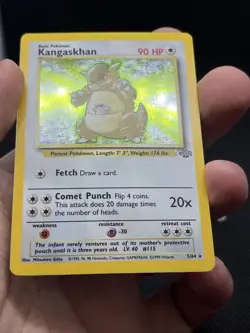 Pokemon TCG Kangaskhan Jungle 5/64 Holo Unlimited Holo Rare (HP) - Image 4