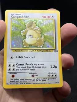 Pokemon TCG Kangaskhan Jungle 5/64 Holo Unlimited Holo Rare (HP) - Image 5