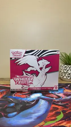 Pokemon Scarlet Violet White Flare ETB Elite Trainer Box Sealed - Image 1