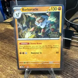 Barbaracle MEP065 Pokemon TCG Perfect Order Prerelease Promo HOLO LP - Image 1