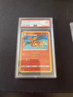 2022 POKEMON SWSH BLACK STAR PROMO #075 SPECIAL DELIVERY CHARIZARD-HOLO PSA 9 - Image 1