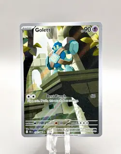 Golett 122/086 Sv: Black Bolt Holo Pokemon TCG - NM - Image 1