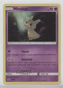 Mimikyu Pokemon Sun & Moon Black Star Promo #SM29 - Image 1