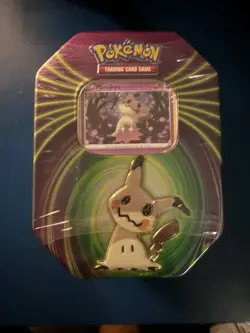 Pokemon Mimikyu Mighty Mysterious Tin 2021 Factory Sealed - Image 1