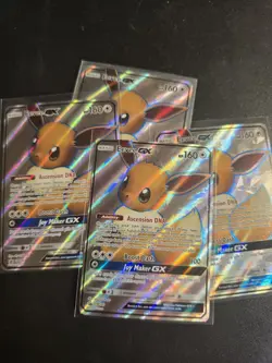 Eevee GX SM242 Full Art Black Star Promo NM Pokemon - Image 1