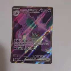 Pokemon Team Rocket's Nidoking EX Ultra Rare Holo Sv10 216/182 - Image 1
