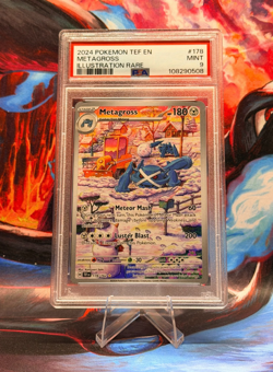 Pokemon Metagross 178/162 SV05: Temporal Forces Illustration Rare - PSA 9 - Image 1