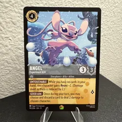 Disney Lorcana Winterspell Angel Experiment 624 191/204 Legendary Non-Foil - Image 3