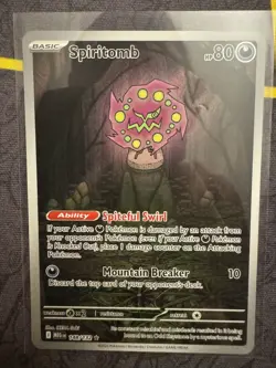 NM Spiritomb 071/132 Illustration Rare IR Mega Evolution Near Mint Card - Image 1