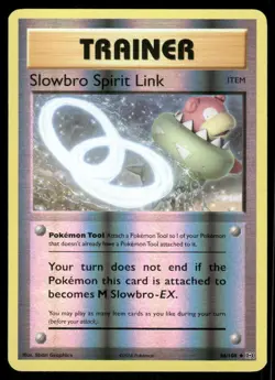 Pokemon Cards Slowbro Spirit Link 86/108 Reverse Holo Evolutions Uncommon NM - Image 1