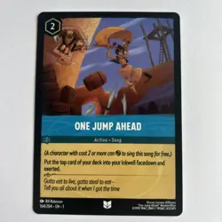 Disney Lorcana Demo One Jump Ahead Card - Rare - Image 1