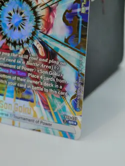 Son Goku FB09-037 Alternate Art Dual Evolution Dragon Ball Card English Fusion - Image 3