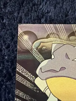 Blastoise #09 - Pokemon Card Foil Holo Topps TV Series 1 Black Logo LP - Image 2