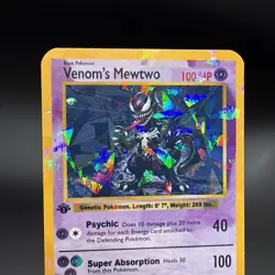 Venom’sCharizard 1st Edition Custom Card Pokemon (Sold In Hard Mag Case) - Image 3