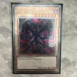 RA03-EN081 Red-Eyes Black Dragon : Quarter Century Secret Rare Card :1st Ed M - Image 2