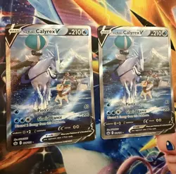 Ice Rider Calyrex V (Alternate Full Art) 164/198 2x Swsh06: Sword & Shield Cards - Image 1