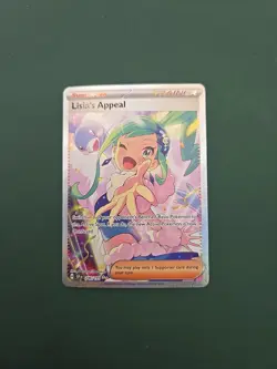 Pokemon TCG Lisias Appeal Card 246/191 Rare Surging Sparks Full Art - Image 1